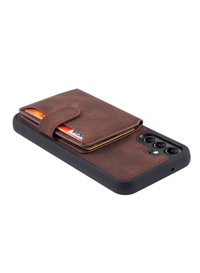 S-TOP Case For Samsung Galaxy A34 5G Skin Feel Dream Anti-theft Brush Shockproof Portable Skin Card Bag Phone Case - Image 5