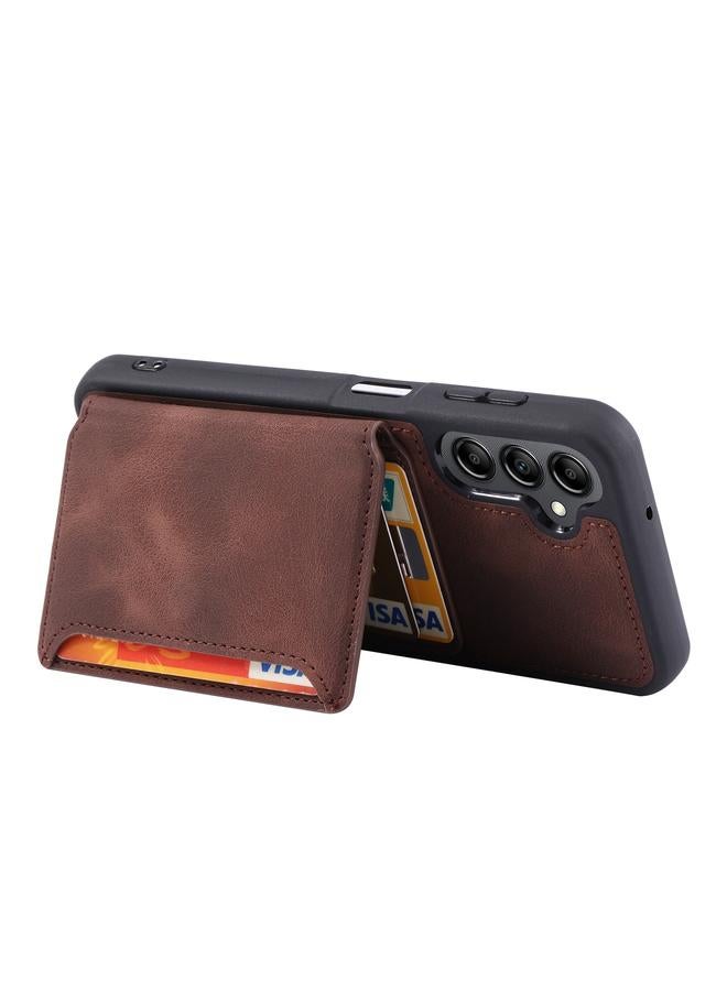 S-TOP Case For Samsung Galaxy A34 5G Skin Feel Dream Anti-theft Brush Shockproof Portable Skin Card Bag Phone Case - Image 4