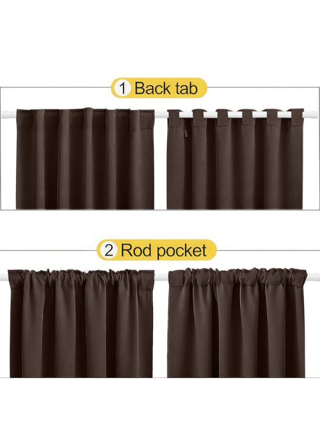 Intex Curtains House House Blackout Blinds - Sliding Door Insulated Wide Curtains -Thermal Insulated Fabric For Room Darkening And Blind Glass Doors With Two Hanging Options  - Image 3