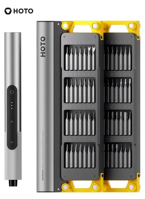 Electric Precision Screwdriver Master Set (56 Bits) – 3 Torque Settings, Brushless Motor, LED Light, Rechargeable – 60min Runtime, Type-C Charging