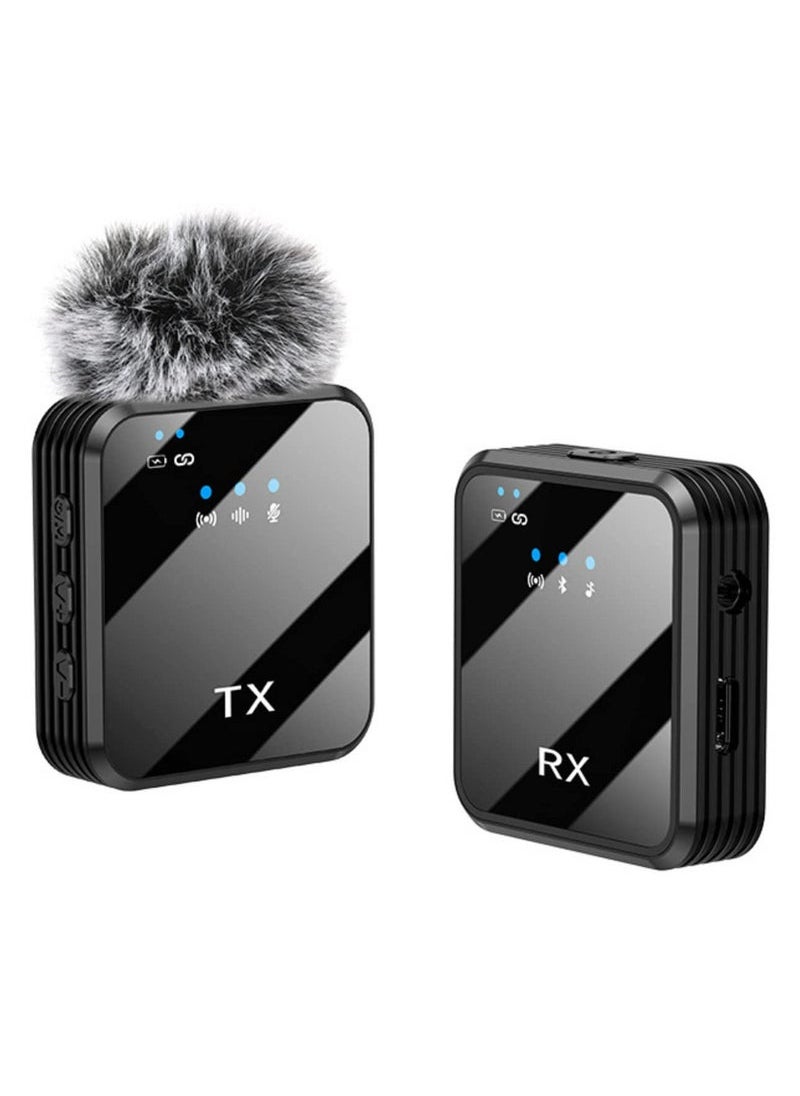 Captaintech Wireless Lavalier Microphone for Podcast Outdoor field Recording noise-canceling Microphone,Tiny and Lightweight,For Iphone,Android,Camera,Camcorder,Computer sound cards, Mixers and Other devices  - Image 1