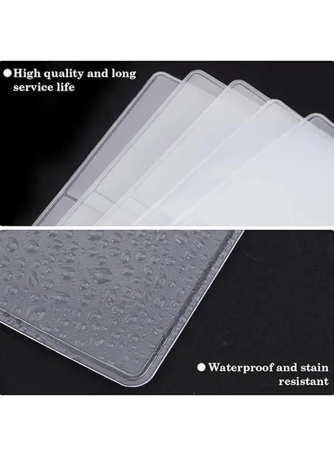 12 Pcs A5 Binder Pockets Waterproof PVC 6 Hole Insert Sleeves Cash Envelope Filing Bags - Image 4