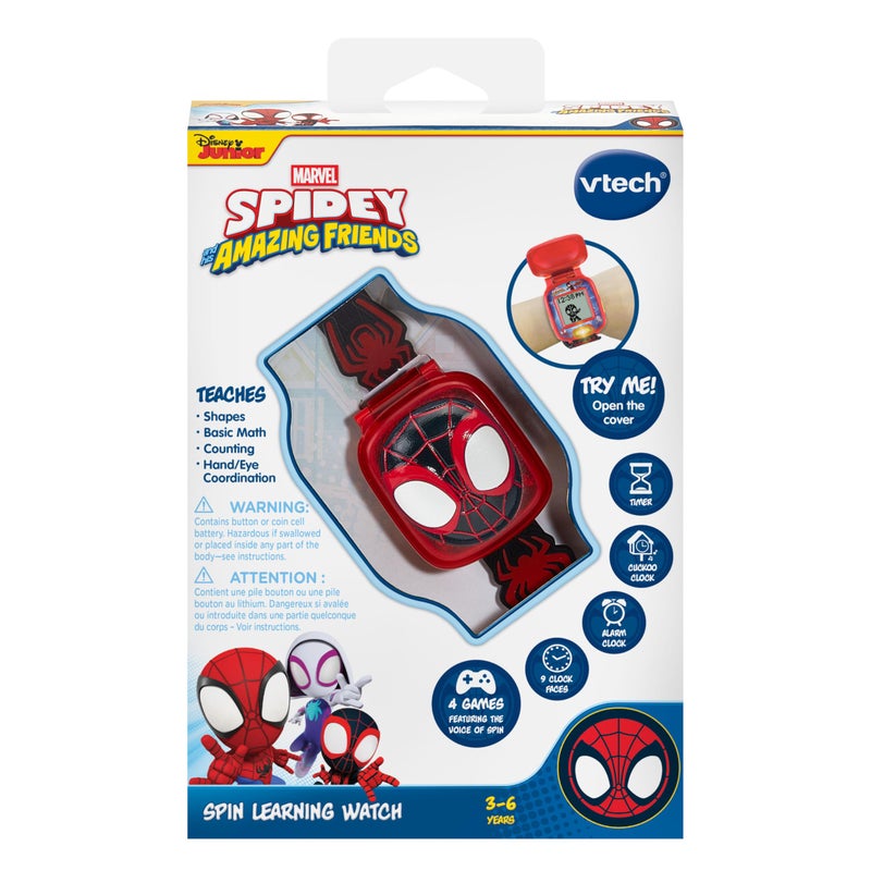 VTech Spidey and His Amazing Friends Spin Learning Watch - Image 4