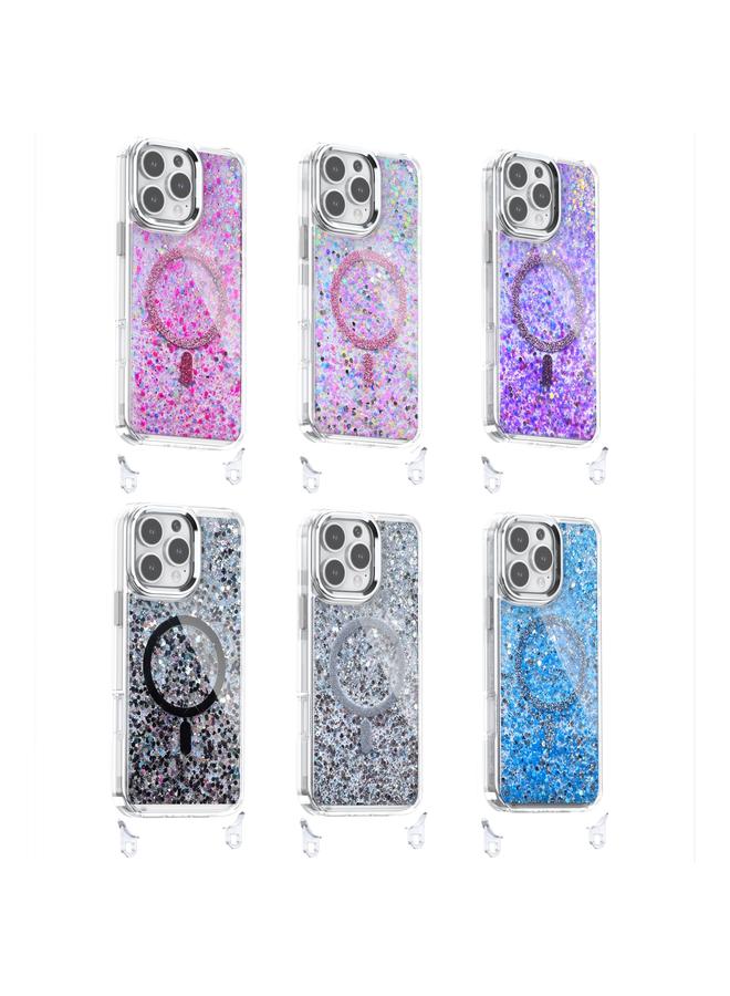Zaboon Case For iPhone 13 Pro Max Epoxy Glitter MagSafe Magnetic TPU Phone Case - Image 2