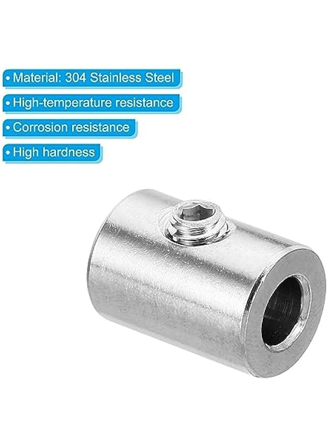 Loquat Set of 4 7mm Hole Wire Rope Clips in 304 Stainless Steel - Image 4