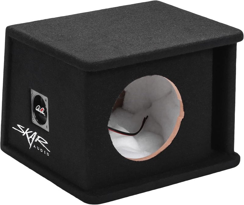 Skar Audio SK1X8V Single 8" Universal Fit Ported Subwoofer Enclosure - Image 1