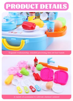 Kitchen Pretend Toy Pretend Play Food Sets for Children Kitchen Role Play Cutting Fruit Food Toy Cookware Pot Set Educational Pretend Play Dishes with Accessories Cooking Utensil Vegetable Toy for Children - pzsku/Z97684C2EF41449FD1F22Z/45/_/1739252652/01517aa9-1424-4fe7-90bf-b467e30e765f