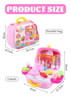 Kitchen Pretend Toy Pretend Play Food Sets for Children Kitchen Role Play Cutting Fruit Food Toy Cookware Pot Set Educational Pretend Play Dishes with Accessories Cooking Utensil Vegetable Toy for Children - pzsku/Z97684C2EF41449FD1F22Z/45/_/1739252654/337b9983-6f78-48c1-9eac-373f826a7fba