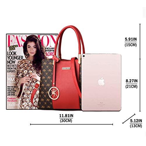 KURGOOL Women Purses and Handbags Top Handle Satchel Shoulder Bags Messenger Tote Bag for Ladie - Image 3