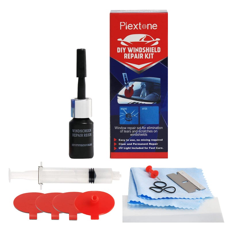 Plextone Fast Repair DIY Car Windshield Repair Kit - Image 1
