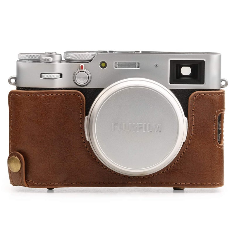 MegaGear MG1893 Ever Ready Genuine Leather Camera Case Compatible with Fujifilm X100V - Brown - Image 4