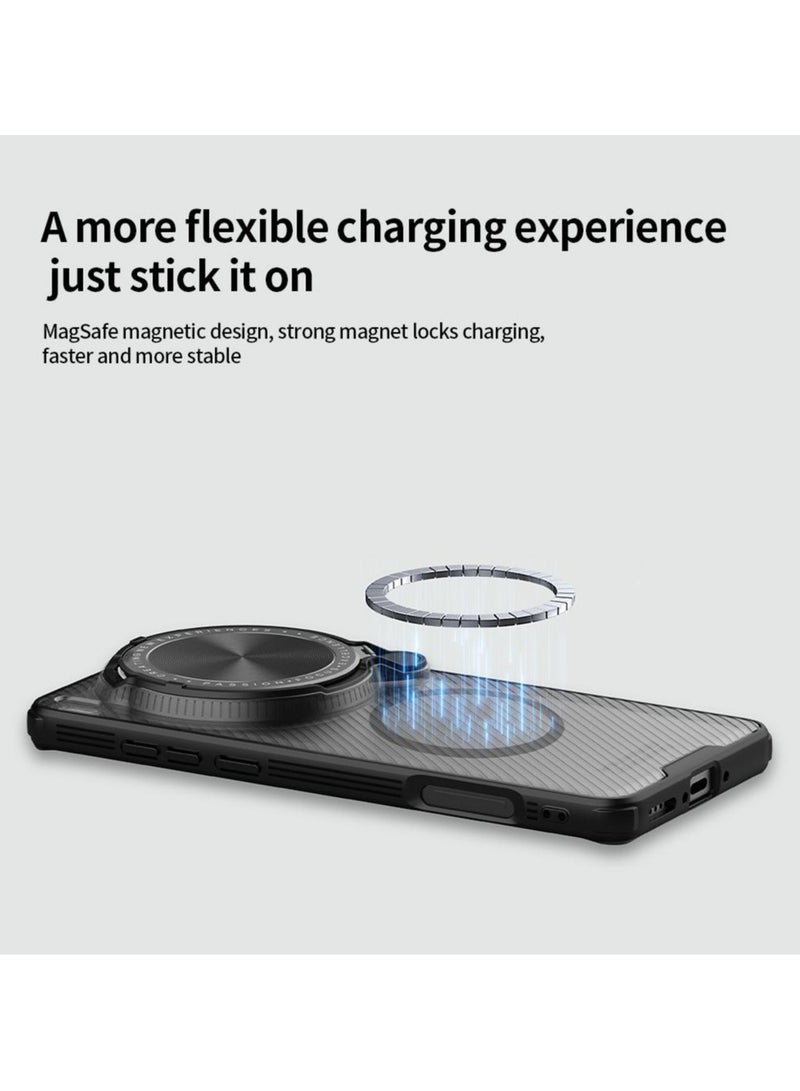 Nillkin Camshield Prop Magnetic Clear version Camera protective cover case Compatible with Vivo X200 Ultra (Transparent Black) - Image 4