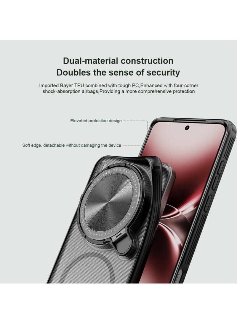 Nillkin Camshield Prop Magnetic Clear version Camera protective cover case Compatible with Vivo X200 Ultra (Transparent Black) - Image 5