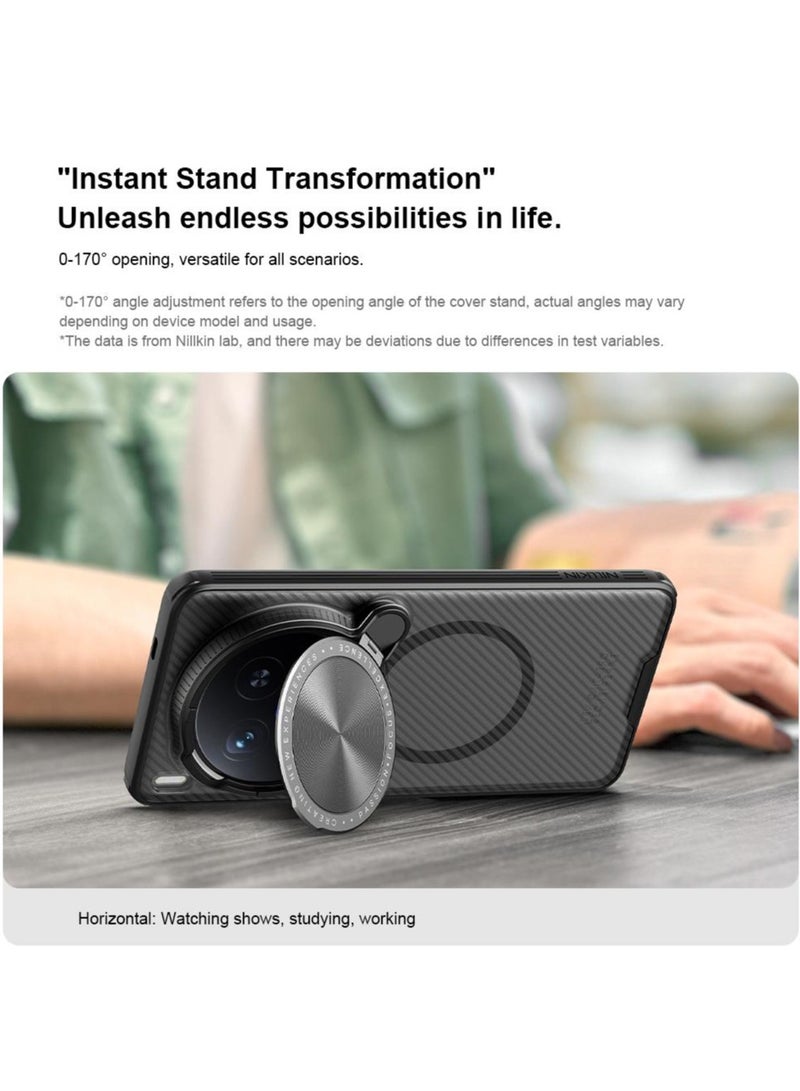 Nillkin Camshield Prop Magnetic Clear version Camera protective cover case Compatible with Vivo X200 Ultra (Transparent Black) - Image 2