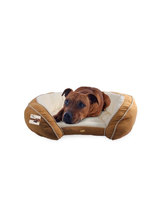 all for paws Luxury Lounge Bed Medium Tan - Image 2