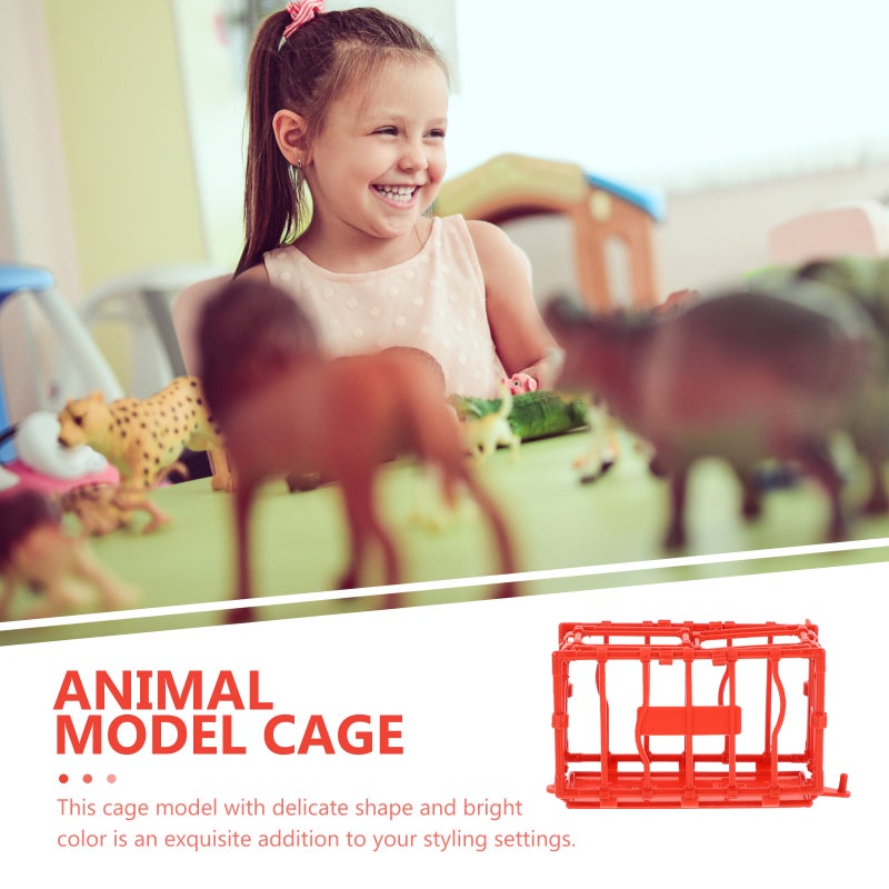 10Pcs Animals Cage Models Cage Adornments Sand Table Decor - Image 1
