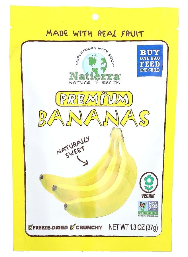 Premium Freeze-Dried Bananas 1.3 oz (37 g)