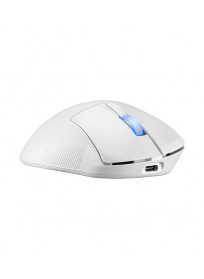 ASUS Keris II Ace Wireless Gaming Mouse, 54g Lightweight, AimPoint Pro 42K Optical Sensor, Optical Micro Switches, SpeedNova Wireless, ROG Polling Rate Booster, Tri-mode connectivity, ROG Omni Receiver, Onboard control, Esports & FPS Gaming, White | 90MP03N0-BMUA10 - Image 4