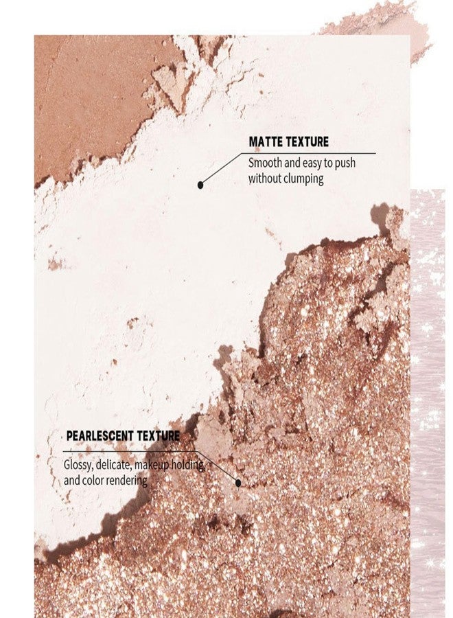 Okerker 9Colors All Glitter Eyeshadow Palette, Korean Sparkle Neutral Eye Shadow Palettes, Highly Pigmented Long Lasting Waterproof Blendable - Image 4
