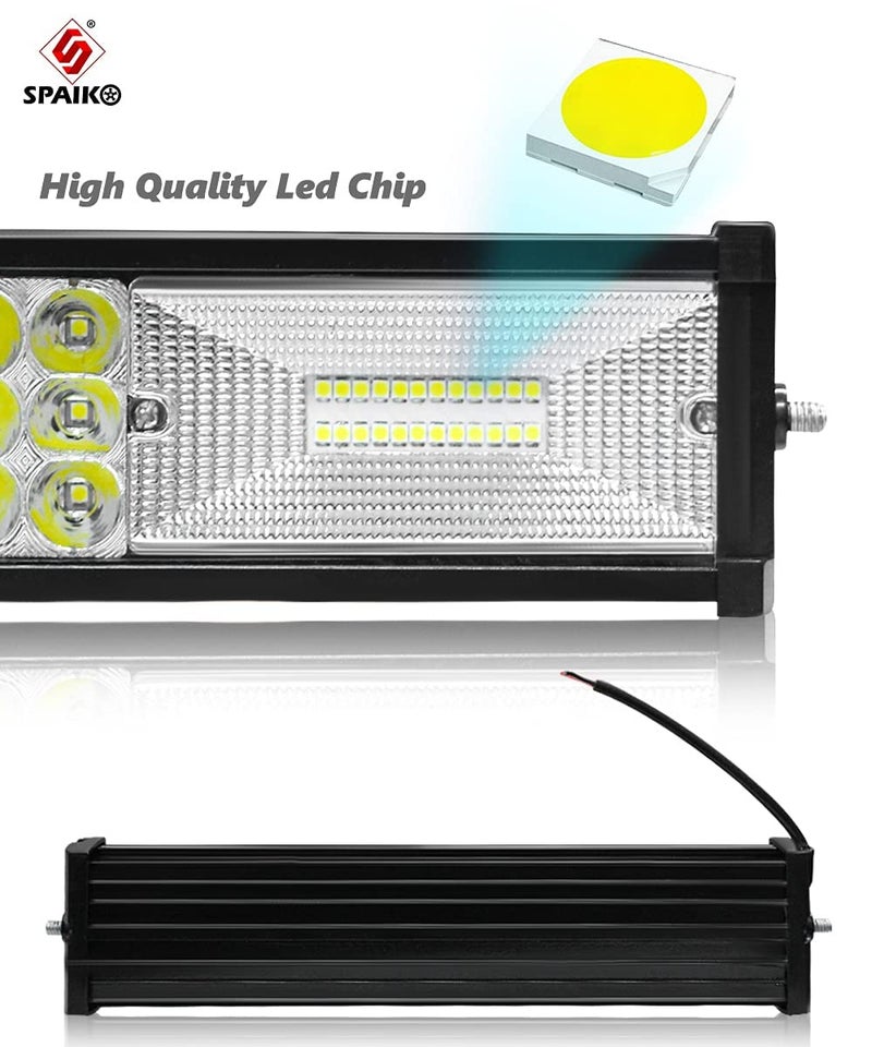Spaiko 60 LED Mercury Bar Light LED Fog Light for Cars/Bike/Scooty) (11 Inch, White) - Image 5