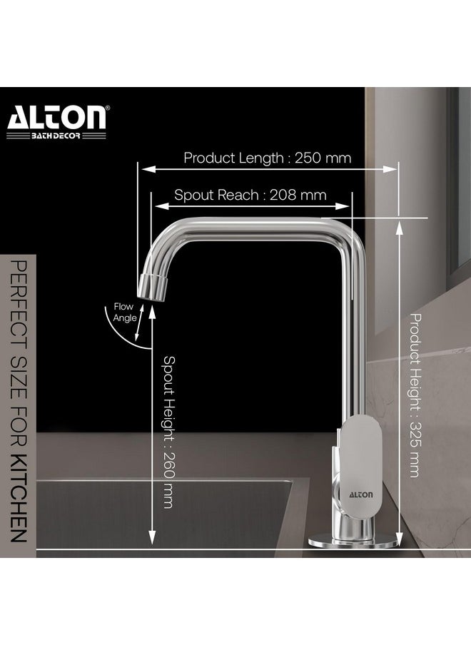 ALTON EVA6550-UL, Swan Neck with 360 Degree Swivel Spout | Kitchen Sink Tap | Kitchen Faucet | Tap for Kitchen Sink | Taps | Wash Basin Tap | Pillar Tap - pzsku/Z9768A91413C835CBA995Z/45/_/1740119013/506b0cf4-3586-4dee-8eb2-d80d81c6aa89