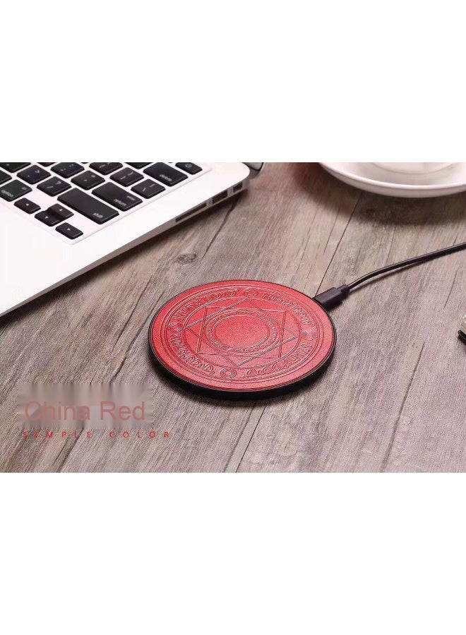 General Colorful LED Magic Circle Wireless Fast Charger - 10/15W Plastic Base Desktop Charger  - Image 1