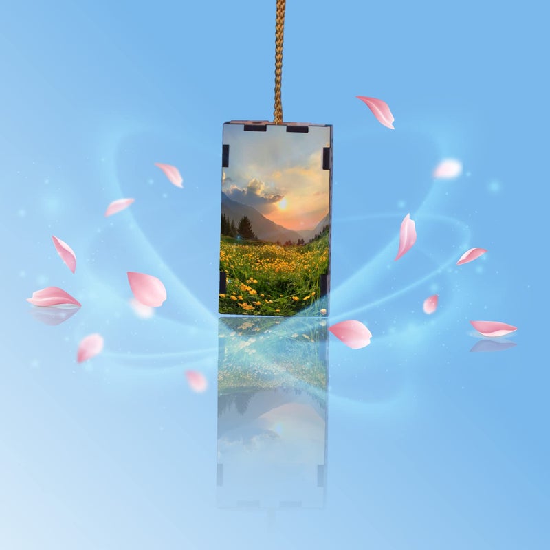 LAVNIK Air Freshener for Toilet Bathroom Washroom Long Lasting Deodorizer for Toilet Hanging Air Freshener Automatic Air Freshener Aroma Diffuser Citrus Fragrance 1 Pcs - Image 1