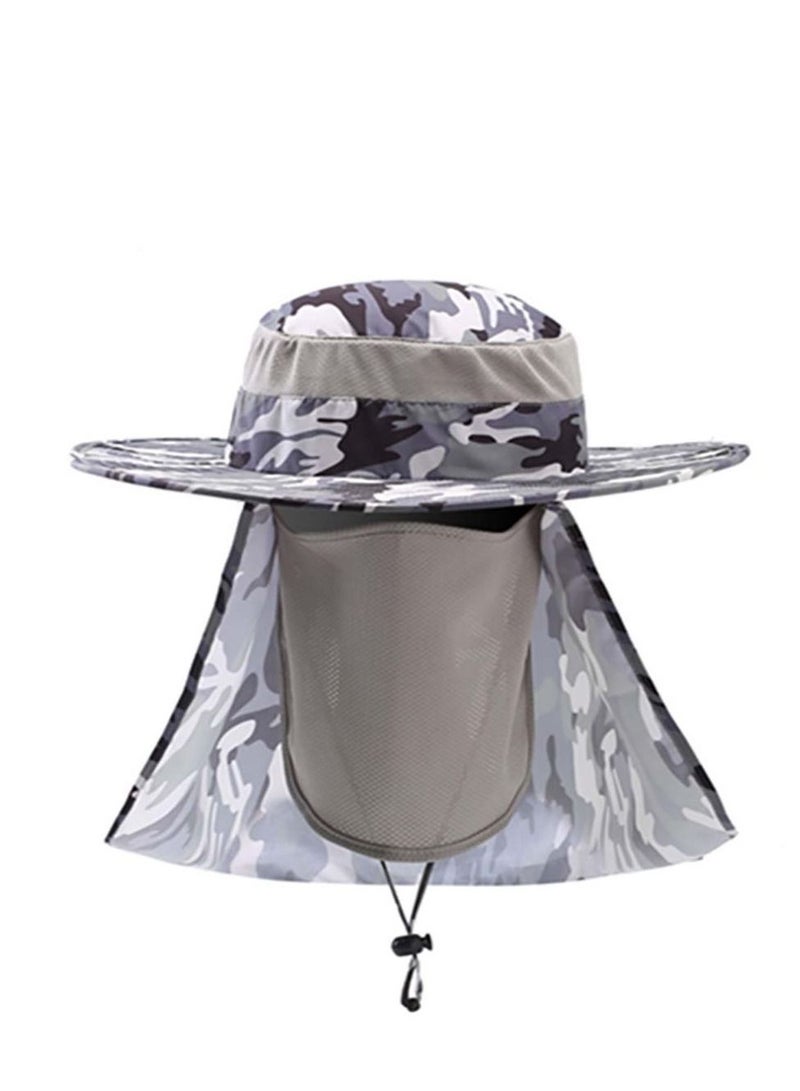 Loquat 360-degree outdoor hat Men's summer sunscreen hat waterproof quick-drying fisherman fishing hat
