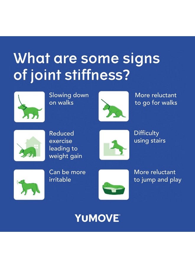 Yumove - YuMOVE Hip & Joint Supplement for Dogs with Glucosamine, Chondroitin, Omega 3, Hyaluronic Acid, Green Lipped Mussel, & Fish Oil for Dogs - Max Strength - for Senior Dogs 120 Tablets - Image 1