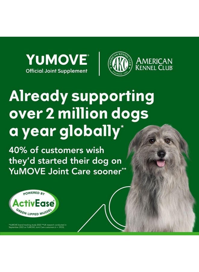 Yumove - YuMOVE Hip & Joint Supplement for Dogs with Glucosamine, Chondroitin, Omega 3, Hyaluronic Acid, Green Lipped Mussel, & Fish Oil for Dogs - Max Strength - for Senior Dogs 120 Tablets - Image 1