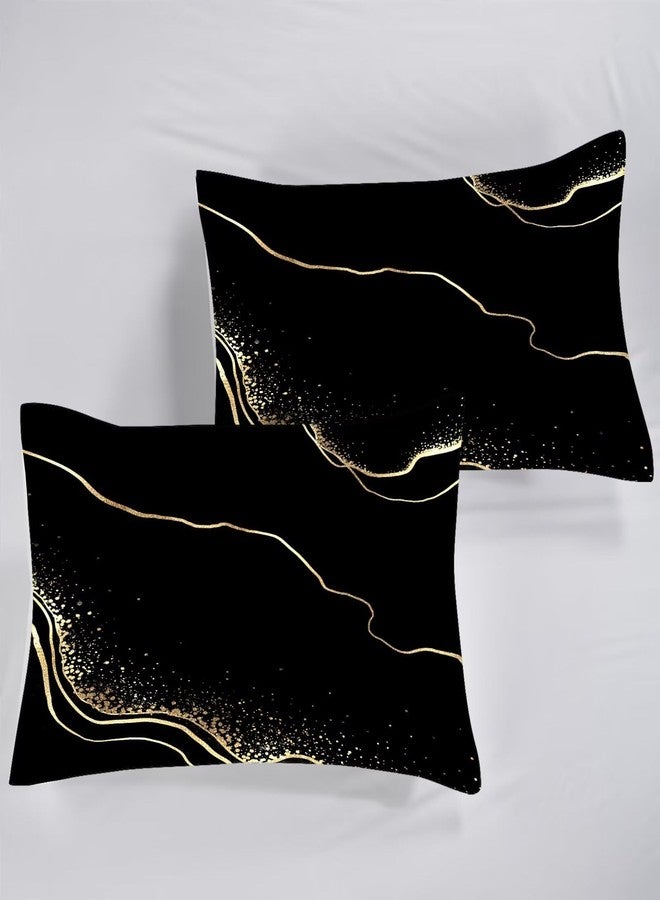 FUYEUN Marble Comforter Set Full/Queen Size Black and Gold Bedding for Girls Teen Women Men Bedroom Decor Texture Luxury Marbling Quilt Bed Sets, 1 Comforter 2 Pillowcases - Image 4