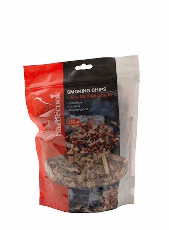 barbecook Smoking Chips Olive Mediterranean Â±350 (Per 6Pcs) - Image 1