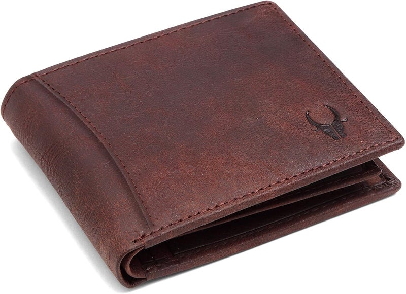 WILDHORN Wildhorn India Brown Leather Men's Wallet (WH1173) - Image 1