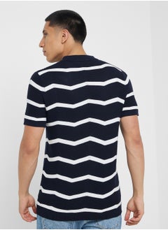 BRAVE SOUL Milan Knitted Striped Shirt  - Image 2