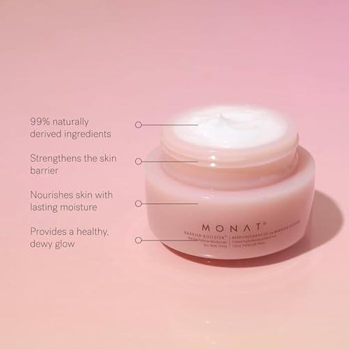 MONAT Barrier Booster™ Defense Moisturizer – Hydrating Peptide Cream with Ceramides & Squalane to Strengthen Skin, Nourish Sensitive Skin & Reveal Radiant Glow – 50 ml / 1.7 fl. oz. - Image 3
