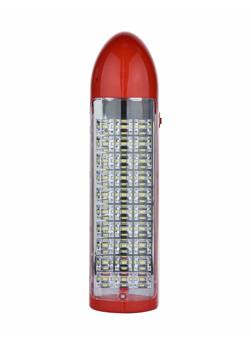 SONASHI - Rechargeable Emergency Lantern And LED Torch Combo with Solar Charge and Power Bank Function  Working Time  40 Hours (Bright Mode) with Overheat Protection  Best for Camping and Indoors SEL-3366 Red - Image 1