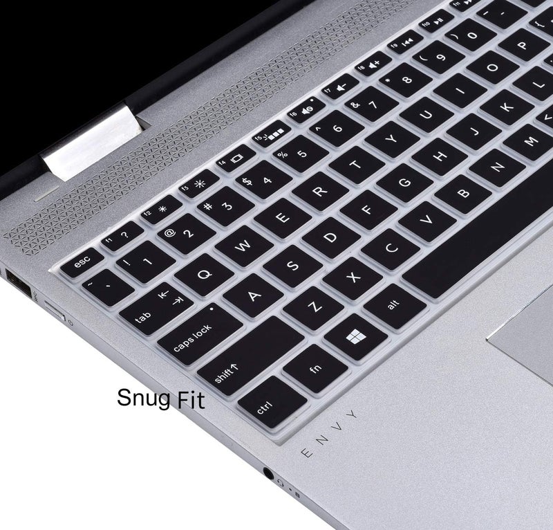 CaseBuy Keyboard Cover for HP 15.6 Laptop 15-dw 15-dy 15-ef 15-db/da/bs 15-bw 15-dy5033dx dy5073dx dy5399nr dy5599nr 15t-dw400/HP 17.3 Laptop 17-by/bs/ca 17-by4022wm by4025nr -Black - Image 3