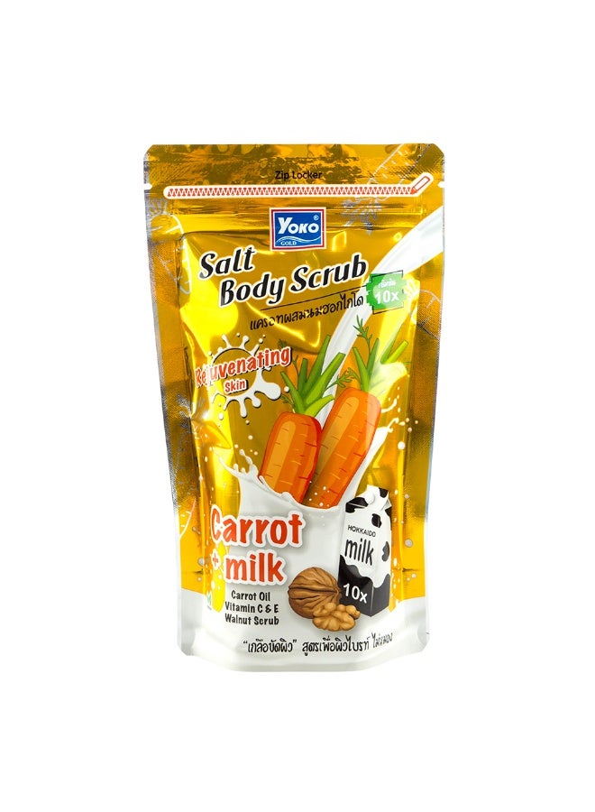 Gold Salt Body Scrub Carrot+milk 350 G