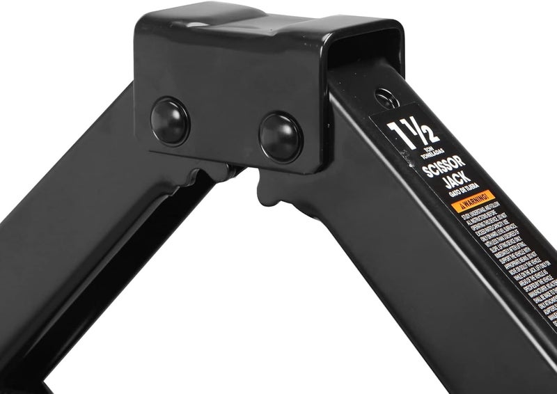 BIG RED AT10152BR Torin Steel Scissor Lift Jack Car Kit, 1.5 Ton (3,000 lb) Capacity, Black - Image 3