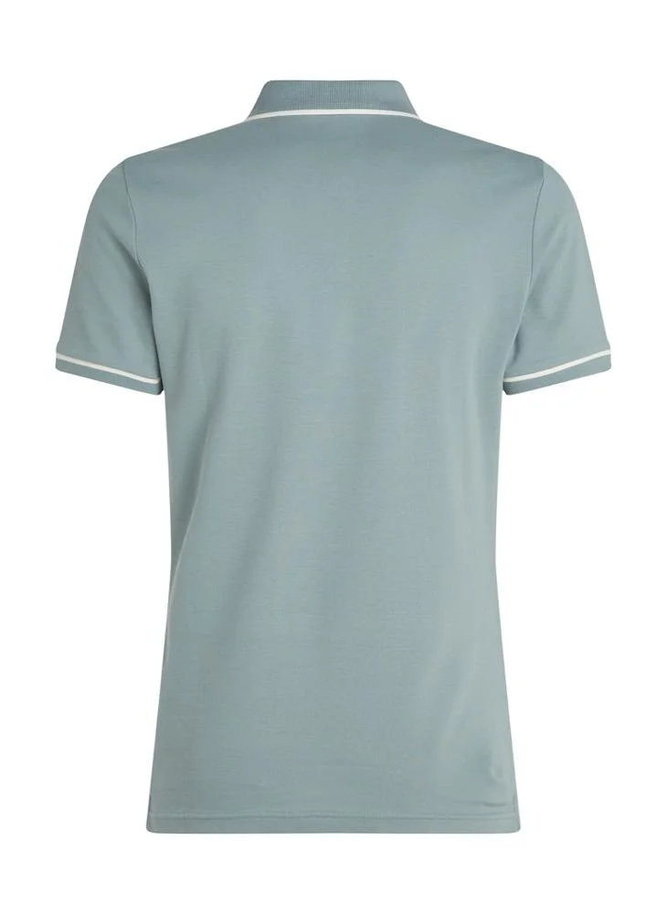 كالفن كلاين جينز Print Collared Neckline Polo Shirt