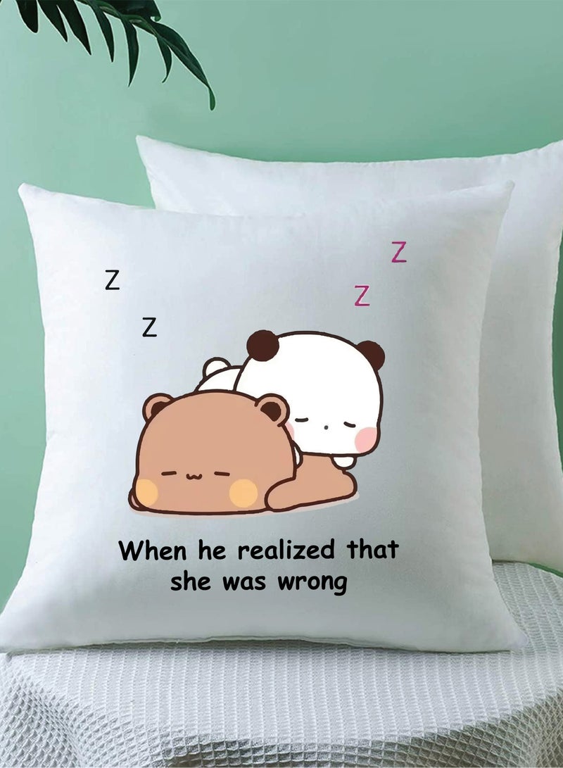 وسادة HappyDay - هدية لصديقك - هدية لصديقتك - وسادة للزوج المستقبلي وزوجة المستقبل - Image 3