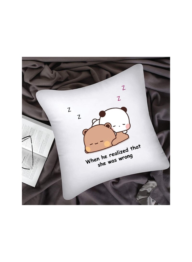 وسادة HappyDay - هدية لصديقك - هدية لصديقتك - وسادة للزوج المستقبلي وزوجة المستقبل - Image 4