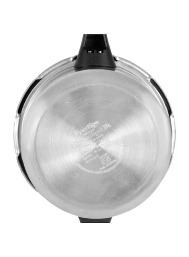 Prestige Aluminium Popular Pressure Cooker with Lid Induction Compatible Base Silver 20Liters - Image 2