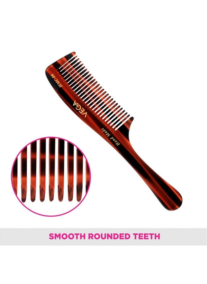 Vega Set Of 4 Hand Made Hair Comb, (India'S No.1* Hair Comb Brand)For Men And Women (Hmcs-04)  - Image 3