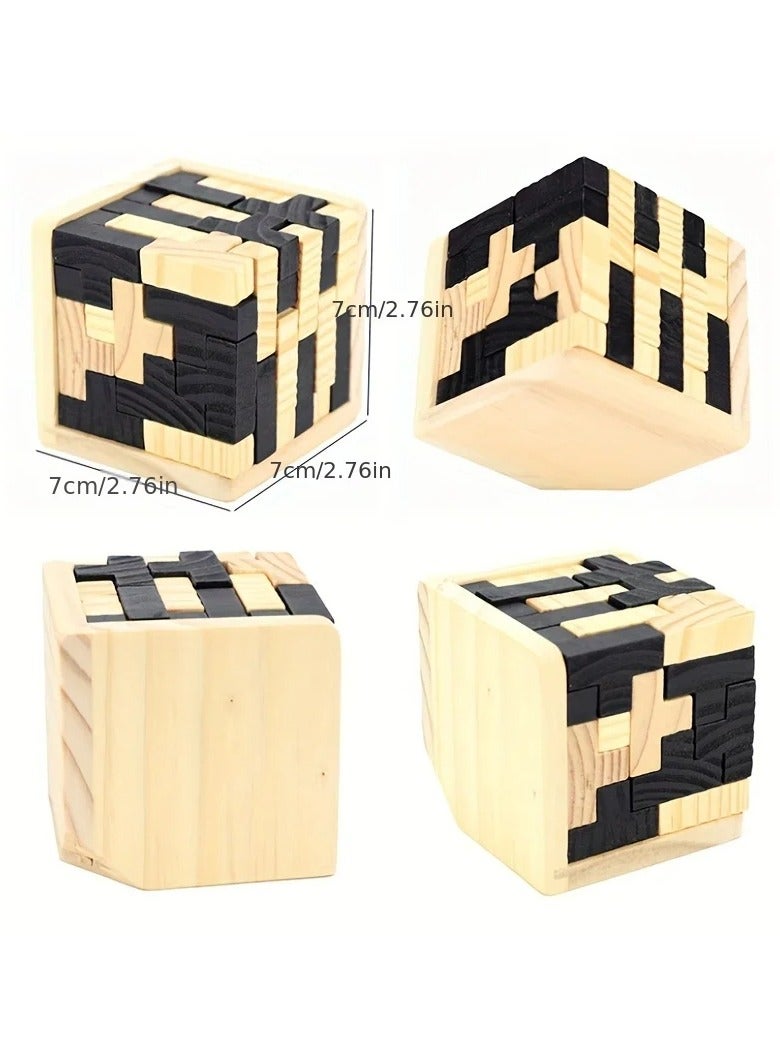 لعبة أحجية الصور المقطوعة ألعاب خشبية تعليمية إبداعية لتنمية الذكاء والتفكير لعبة تعليمية مبكرة للأطفال - Image 4