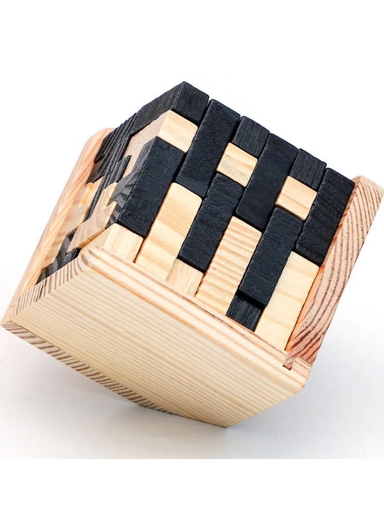 لعبة أحجية الصور المقطوعة ألعاب خشبية تعليمية إبداعية لتنمية الذكاء والتفكير لعبة تعليمية مبكرة للأطفال - Image 3