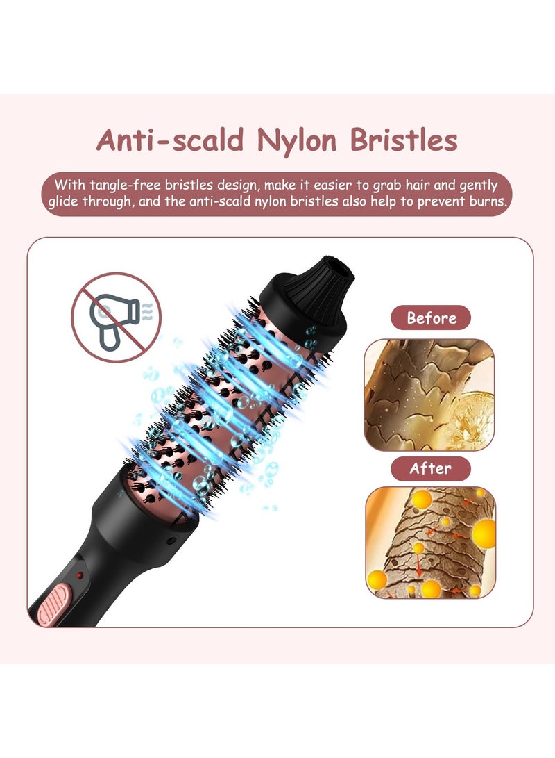Thermal Brush,  Hot Brush Volumizing Curling Iron,3 in 1 Round Hair Brush Straight Hair Hair Volumizer Curl Brush - Image 5