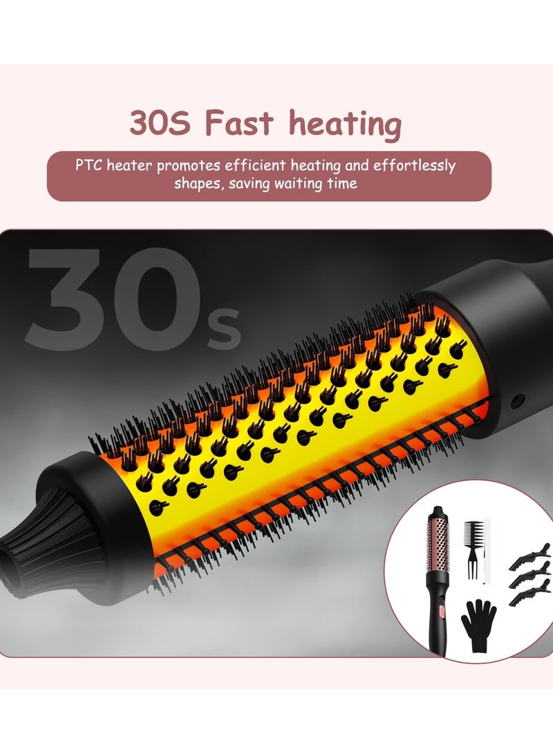 Thermal Brush,  Hot Brush Volumizing Curling Iron,3 in 1 Round Hair Brush Straight Hair Hair Volumizer Curl Brush - Image 3
