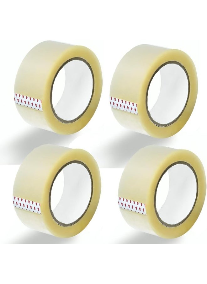 Biella Clear Packing Tape 2Inch X 50Yard - Transparent Packaging Tape Roll For Home, Office, Carton Sealing And Storage  - Image 1