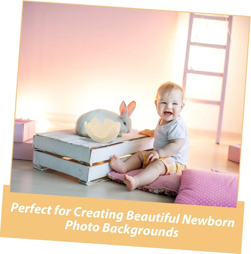 Newborn Photography Basket Eggshell Cradle Prop for Photo Shoots Versatile Design for Capturing Precious Moments for Newborn Photography Backgrounds and Decor - Image 4